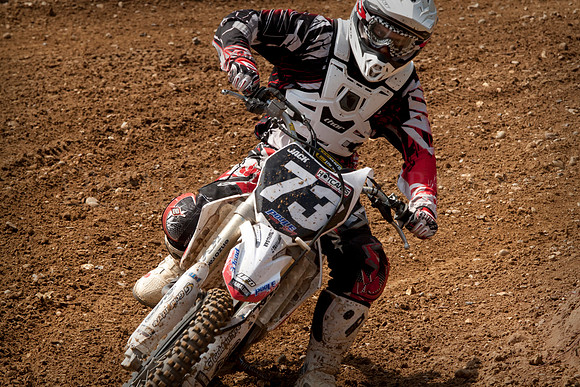 Motocross action