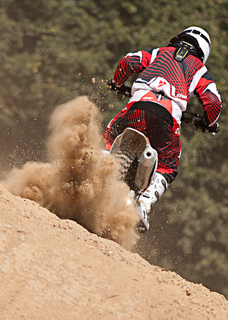 Motocross action