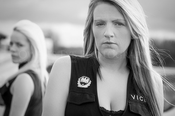 12 Gauge promotion models - Sarah and Becky