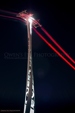 Emirartes Air Line at night